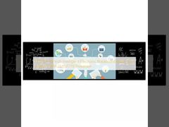 MTHGH 65 Inch Akıllı Elektronik Blackboard I3/I5/I7/I9 İşlemcisiyle Çok Kullanıcı Destek