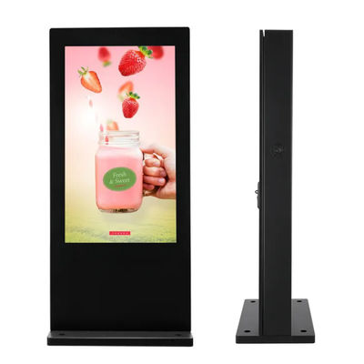 LCD Reklam Dijital İşaret Tahtaları Dışarıda IP65 Toz geçirmez Su geçirmez