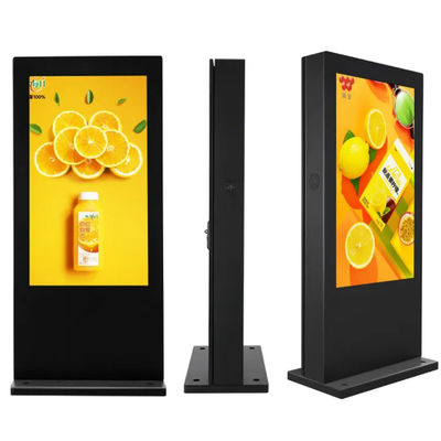 LCD Reklam Dijital İşaret Tahtaları Dışarıda IP65 Toz geçirmez Su geçirmez
