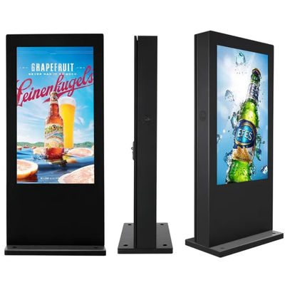 LCD Reklam Dijital İşaret Tahtaları Dışarıda IP65 Toz geçirmez Su geçirmez