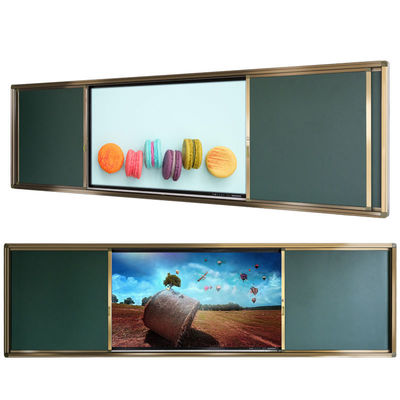 86 Inch Push Pull Digital Chalk Board Eğitim Eğitimi için Akıllı Manyetik