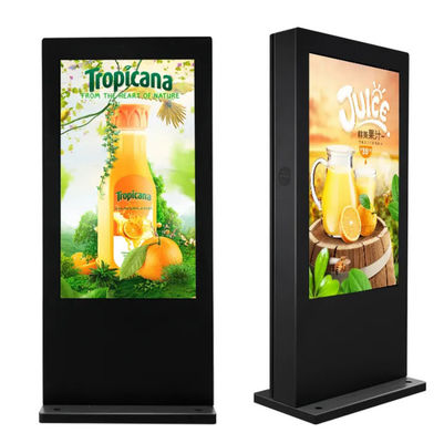Çeşitli Dil Dışarı Dijital Ekran Ekranı Kiosk ile Su geçirmez ODM