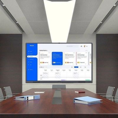 Eğitim Eğitim Ofisi için 4K Elektronik Interaktif Dokunmatik Ekran Taştaşı