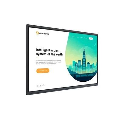 86 inç 4k etkileşimli dokunmatik ekran beyaz tahta İngilizce öğretim tahtası
