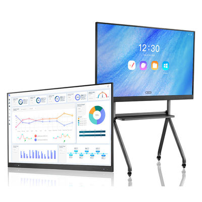 Flat Digital Interactive Touch Screen Whiteboard 55 Inch 3840*2160