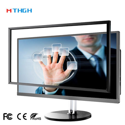 Profesyonel kızılötesi dokunmatik ekran DC 5V Ir dokunmatik panel 8ms yanıt