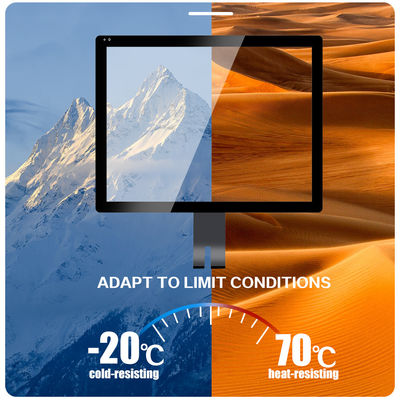 TFT-LCD Kapasitif Dokunmatik Ekran Kapasitif Dokunmatik Monitör 10 O saat Görme açısı