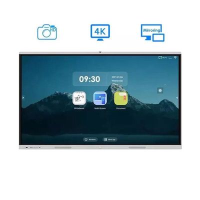 Windows 7/10 ve 3840*2160 çözünürlüğü ile 110 Inch Dijital Etkileşimli Akıllı Whiteboard