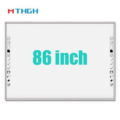 86 Inç Tempered Glass Smart Whiteboard ile WiFi Bluetooth USB Bağlantısı Okul Süpermarketi için