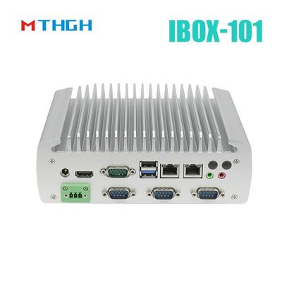 IBOX-101 Plus Endüstriyel Mini PC HDMI ile Mini PCIe/MSATA Destek Windows/Liunx