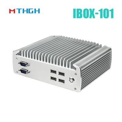 IBOX-101 Plus Endüstriyel Mini PC HDMI ile Mini PCIe/MSATA Destek Windows/Liunx