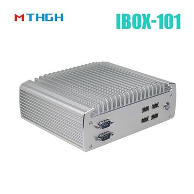 IBOX-101 Plus Endüstriyel Mini PC HDMI ile Mini PCIe/MSATA Destek Windows/Liunx
