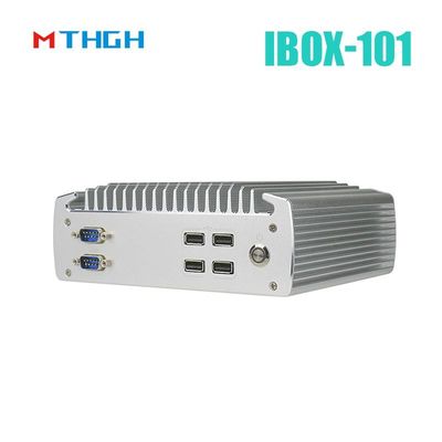 IBOX-101 Plus Endüstriyel Mini PC HDMI ile Mini PCIe/MSATA Destek Windows/Liunx
