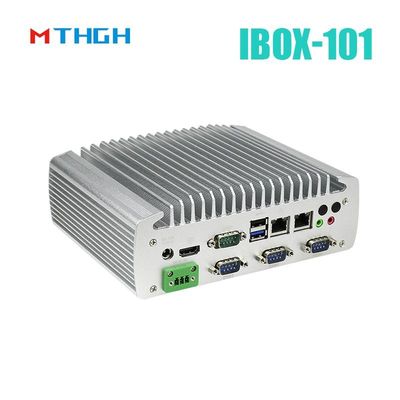 IBOX-101 Plus Endüstriyel Mini PC HDMI ile Mini PCIe/MSATA Destek Windows/Liunx