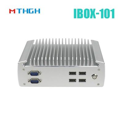 IBOX-101 Plus Endüstriyel Mini PC HDMI ile Mini PCIe/MSATA Destek Windows/Liunx