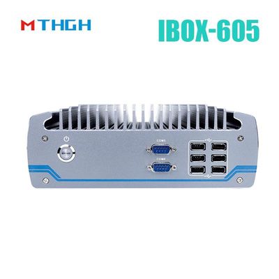 Intel Core I5-8500T Alüminyum Şasi Mini PC,Fanless Endüstriyel PC IBOX-605
