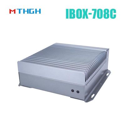 IBOX-708C Fanless Endüstriyel Mini PC 8GB DDR4 Quad Core I7 6700T ile