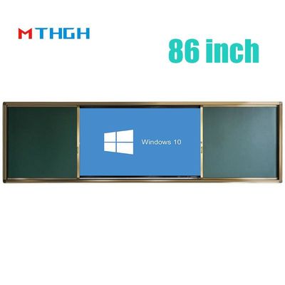 86 Inch Push Pull Digital Chalk Board Eğitim Eğitimi için Akıllı Manyetik
