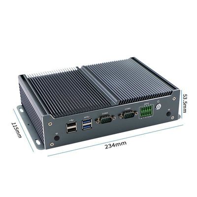 IBOX-1126 J1900 Endüstriyel Fansiz Mini Bilgisayar 4 USB 2.0 Portla