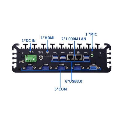 IBOX-3026 Fanless Endüstriyel Mini PC 1135G7 İşlemci CE FCC ROHS Sertifikasıyla