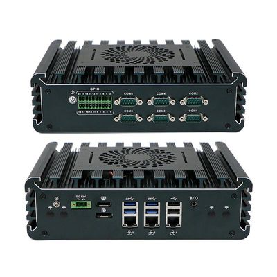 Dört çekirdekli IBOX-3126 Mini PC 3*Intel I225-V 2.5G LAN Endüstriyel Çalışma İstasyonu