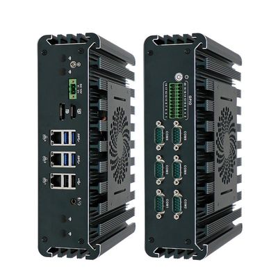 Dört çekirdekli IBOX-3126 Mini PC 3*Intel I225-V 2.5G LAN Endüstriyel Çalışma İstasyonu