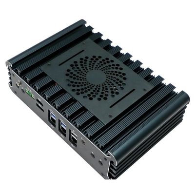 Dört çekirdekli IBOX-3126 Mini PC 3*Intel I225-V 2.5G LAN Endüstriyel Çalışma İstasyonu