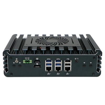 Dört çekirdekli IBOX-3126 Mini PC 3*Intel I225-V 2.5G LAN Endüstriyel Çalışma İstasyonu