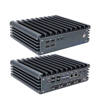 IBOX-3226 Dört çekirdek yenileme fansız Endüstriyel Mini PC CE CCC FCC Sınıf A RoHS 2.64KG