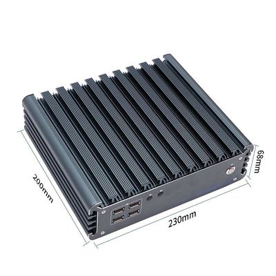 IBOX-3226 Dört çekirdek yenileme fansız Endüstriyel Mini PC CE CCC FCC Sınıf A RoHS 2.64KG