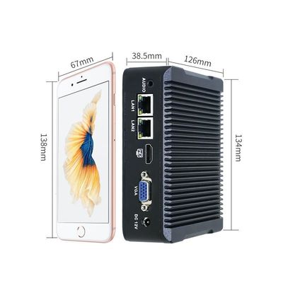 Nano-N3 Plus J1900 4 Core 8G RAM Endüstriyel Mini PC Destek OS Windows/Linux