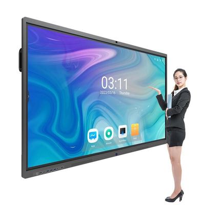 110 inç Konferans Sınıfı Hepsi Birde Dokunmatik Ekran Tahta 350cd/M2 Parlaklık