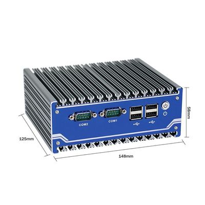 Nano Titanyum Gri Endüstriyel Mini PC N11 DC 12V Giriş 2XIntel I210-AT/I211-AT 1000M