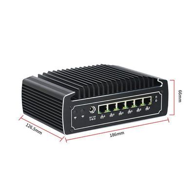 IBOX-501 N18 Fanless Endüstriyel Mini PC Quad Core 32 GB MSATA ile depolama