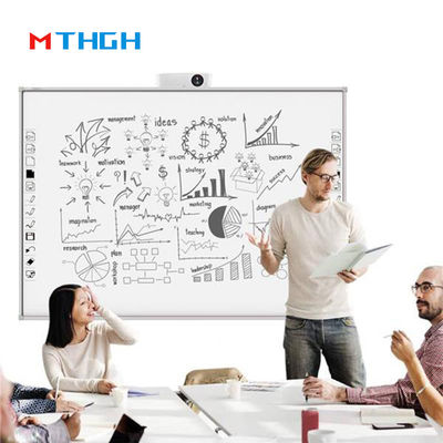 86 Inç Interaktif Whiteboard Akıllı Dijital Whiteboard 10 Noktalık Dokunma