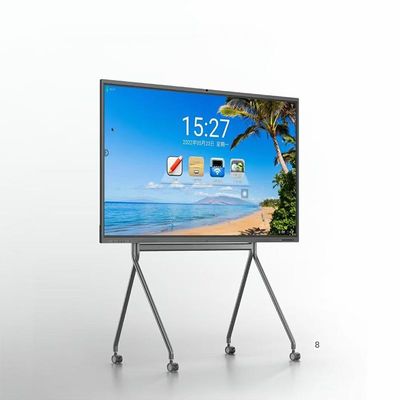 Akıllı Eğitim için 4K 65 Inç 16:9 Interactive LCD Whiteboard Kızılötesi / Kapasitatif Dokunma