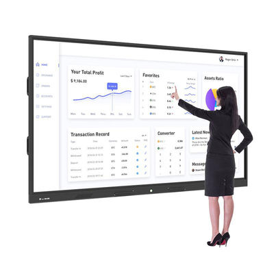 55" HD Dokunmatik Ekran Demo Board 16 9 Görünüm oranı Dahili Kamera 48MP Seçeneği