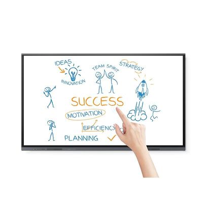 Akıllı Eğitim için 86 Inç Interaktif Dokunmatik Ekran Whiteboard 178° Geniş Görme Açısı