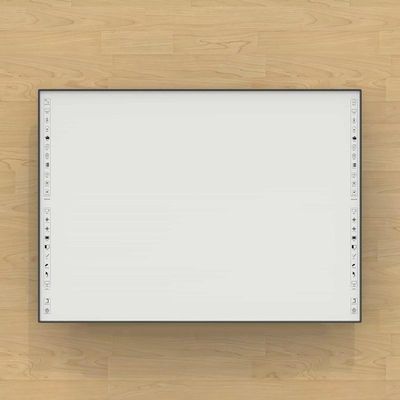 96 inç Kapasitatif Dokunmatik Etkileşimli Whiteboard 3840X2160 Çözünürlük 180 Nokta/Saniye İmleç Hızı
