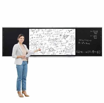 75 Inç Akıllı Dijital Tahta Akıllı Blackboard 4K Düz Yazma Panosu ile