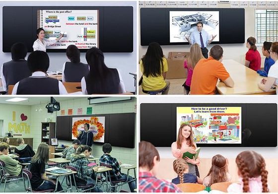MTHGH 65 Inch 180-260V AC Giriş Voltajı Akıllı Dijital Blackboard USB2.0/3.0 Arayüzü ve 4GB RAM ile