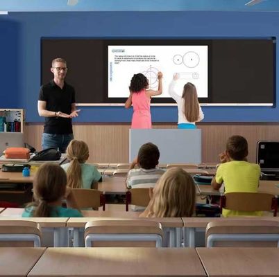 4K 86 Inç Dijital Akıllı Whiteboard I3/I5/I7/I9 İşlemci ile 16 9 Görünüm oranı