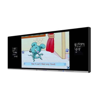 86 inç 180-260V AC Giriş Voltajı 64GB depolama ve 4GB RAM ile Akıllı Dijital Blackboard