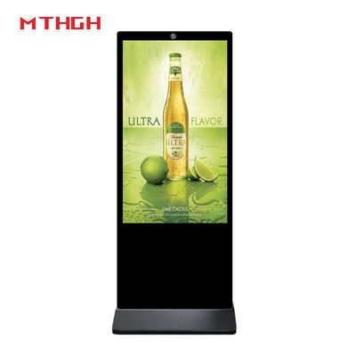 43 inç İçerideki Yer Durağan Dijital Tabela Wi-Fi / Bluetooth / USB Bağlı Dijital Tabela