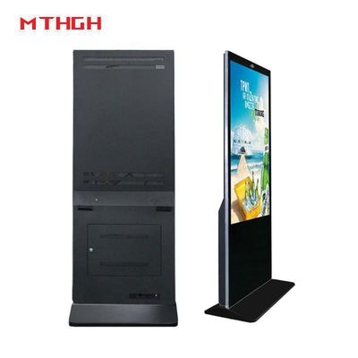43 inç İçerideki Yer Durağan Dijital Tabela Wi-Fi / Bluetooth / USB Bağlı Dijital Tabela