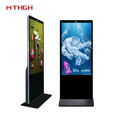 43 inç İçerideki Yer Durağan Dijital Tabela Wi-Fi / Bluetooth / USB Bağlı Dijital Tabela