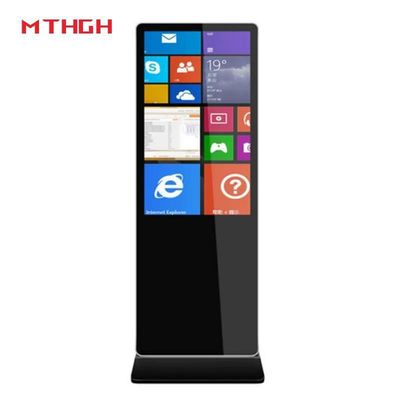 43 Inç Duvar Montajı Yer Durağan Dijital Ekran Wi-Fi Bluetooth ve USB ile