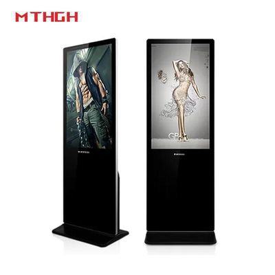 49 Inç Yer Durağan Dijital Ekran Ekranlar için Wi-Fi / Bluetooth / USB Bağlantısı