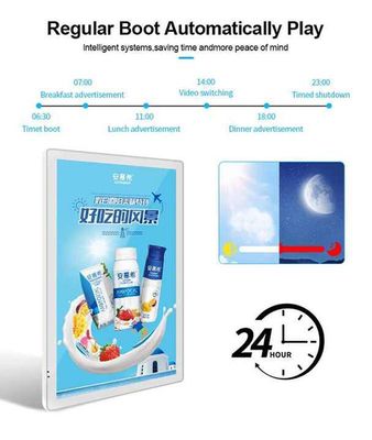 İç mekan asansör medya duvara monte edilmiş kişiselleştirilebilir reklam ekranı için dijital reklam ekranı