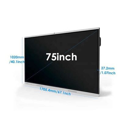 Immersive Touchscreen Demo Board 3840x2160 4K Çözünürlük 1200 1 Kontrast oranı Akıllı Ekran Paneli